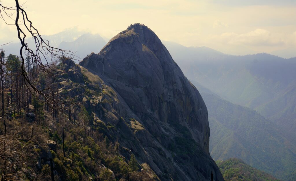 Another view of Moro Rock from the Hanging Rock Trail in Sequoia National Park