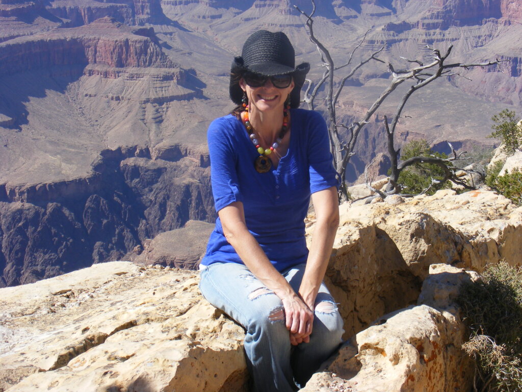 Author at the Grand Canyon South Rim for the first time