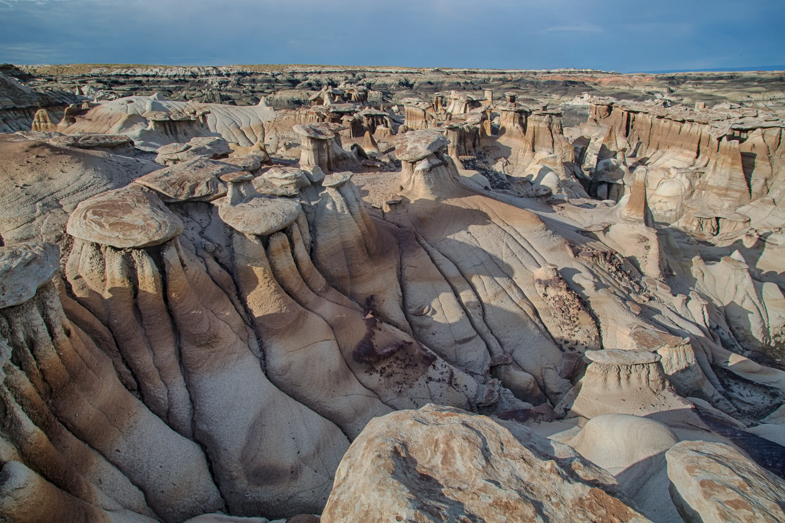 Bisti Badlands wilderness near Farmington, New Mexico